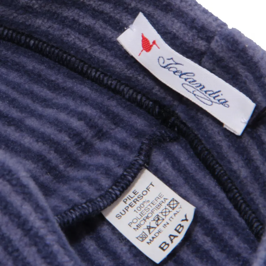 1631W cuffia bimbo ICELANDIA blue supersoft pile hat kid