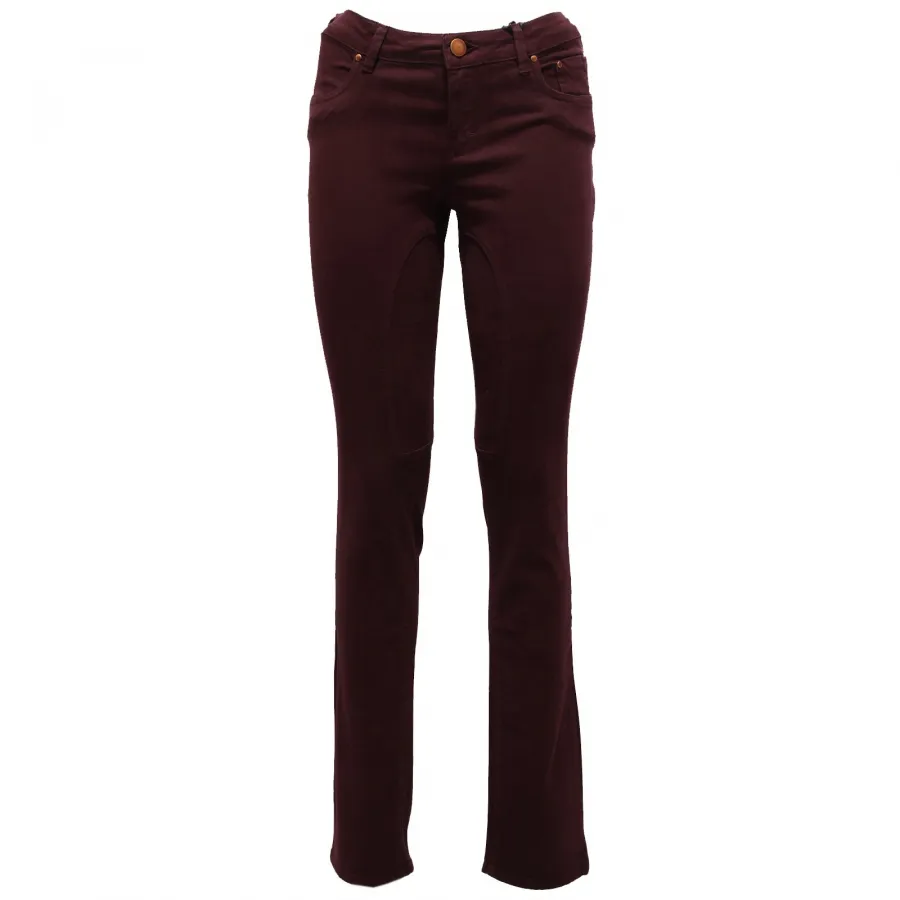1899Z jeans donna SIVIGLIA pantalone trouser burgundy pants woman
