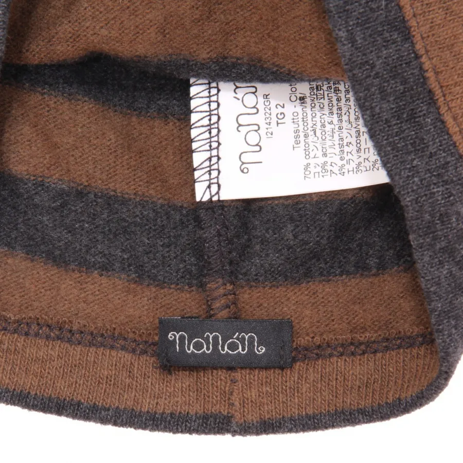 3232AL cuffia bimbo boy NANAN kids hat brown