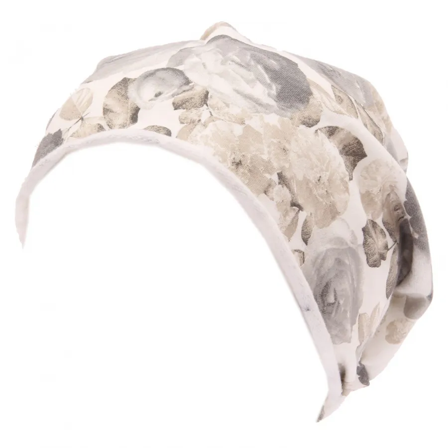 8271W cuffia donna NO BRAND floral cotton hat beanie woman