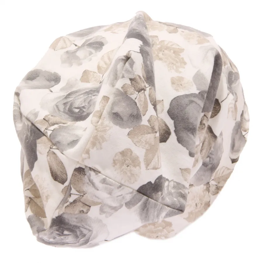 8271W cuffia donna NO BRAND floral cotton hat beanie woman