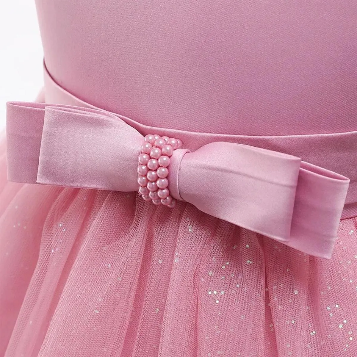 Abito da principessa per ragazze da sposa per bambini Festa di Natale Elegante abito da ballo 3 4 5 6 7 Tutu di perline di compl