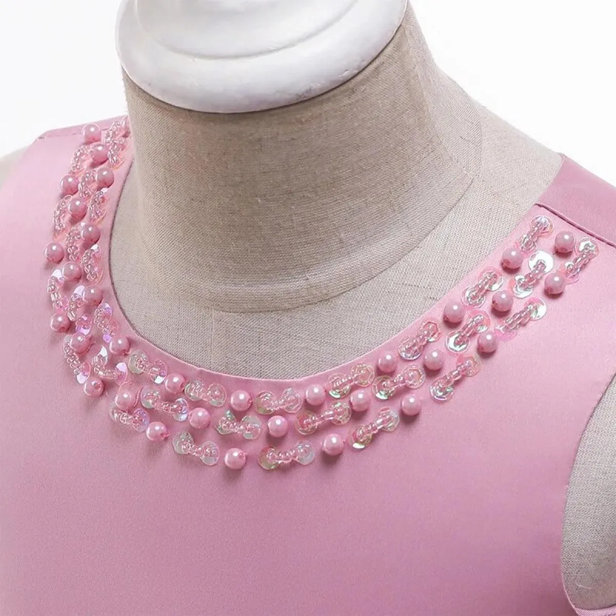 Abito da principessa per ragazze da sposa per bambini Festa di Natale Elegante abito da ballo 3 4 5 6 7 Tutu di perline di compl