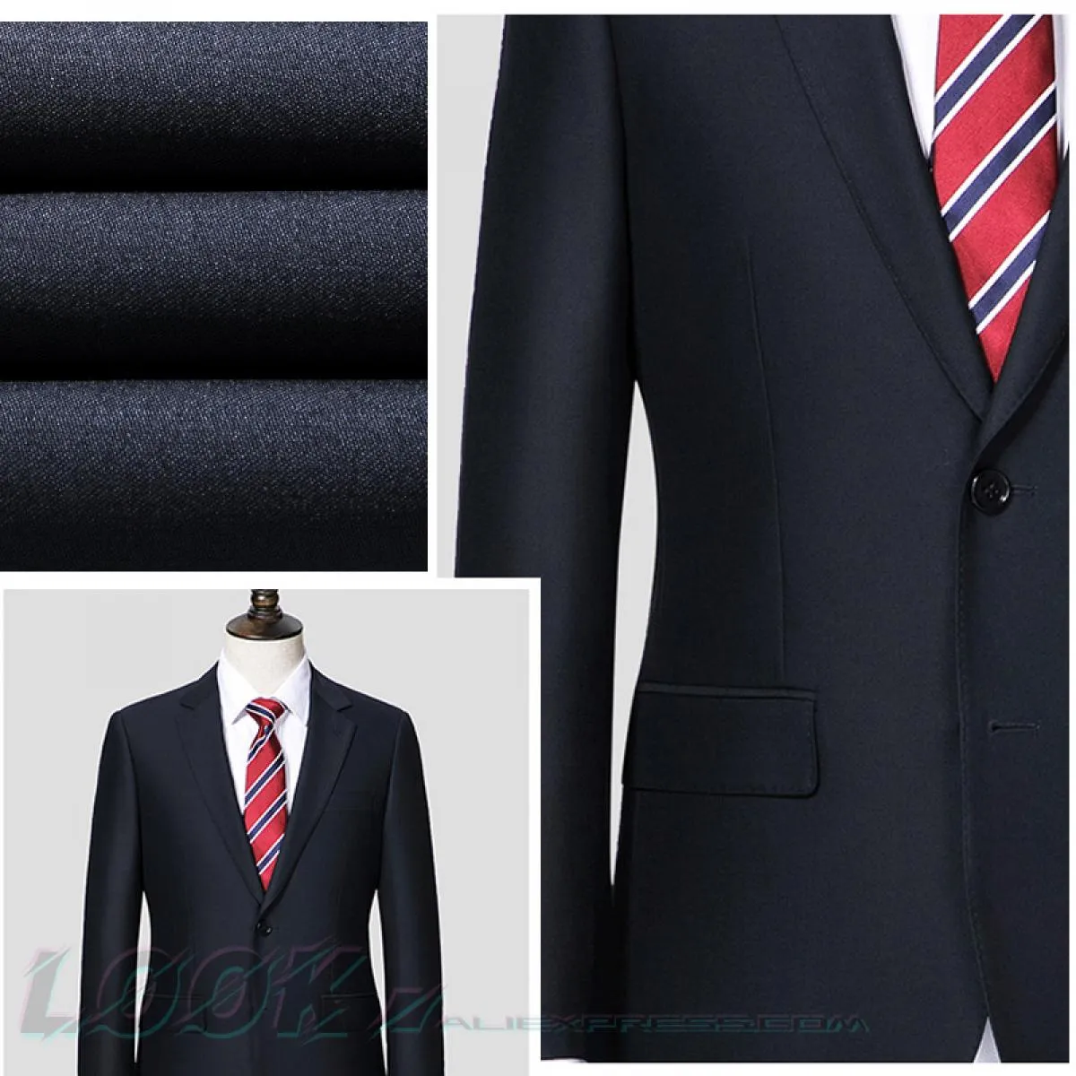 Abito da uomo premium da uomo, abbigliamento formale professionale, ideale per lavoro e matrimoni, 50% lana, vestibilità persona