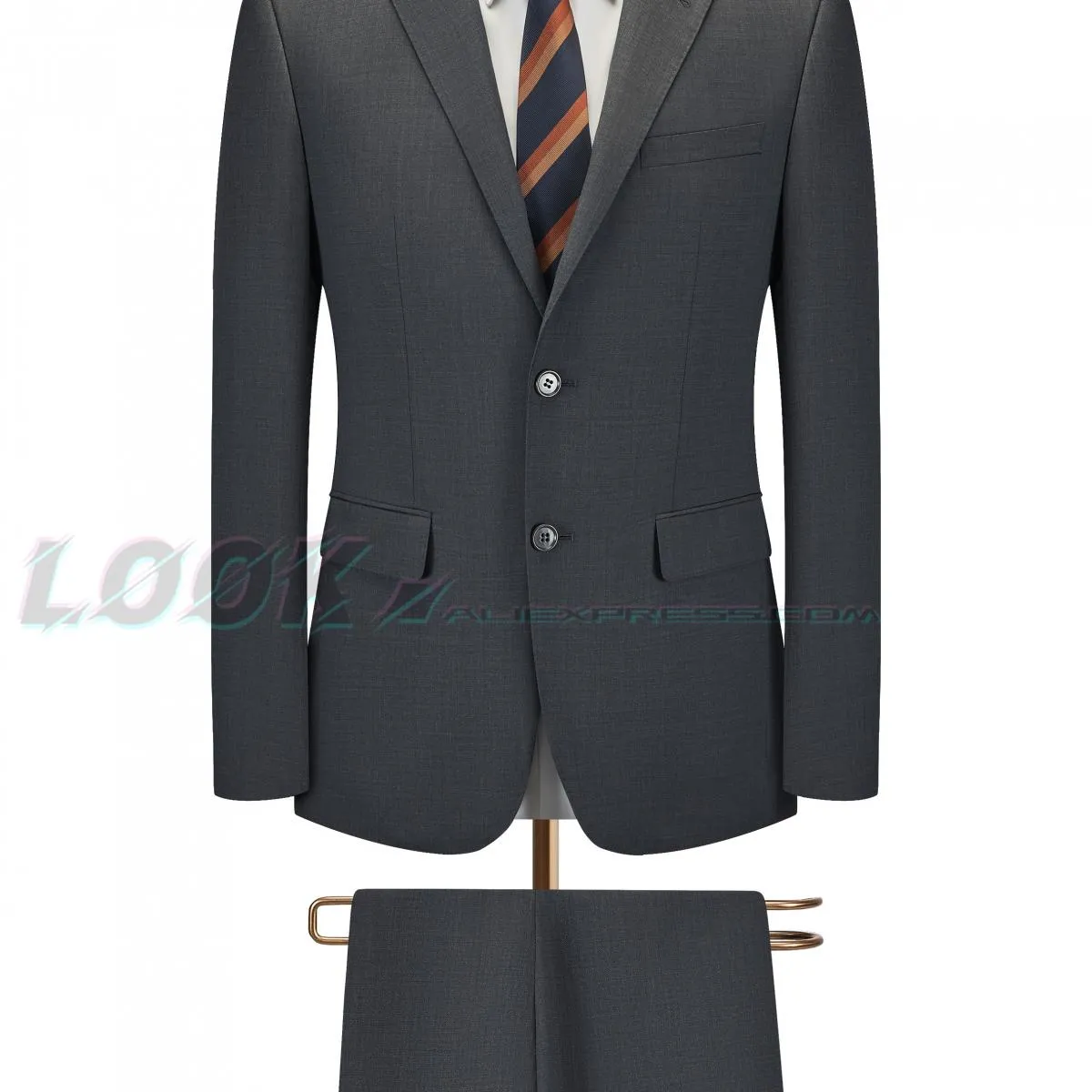 Abito da uomo premium da uomo, abbigliamento formale professionale, ideale per lavoro e matrimoni, 50% lana, vestibilità persona