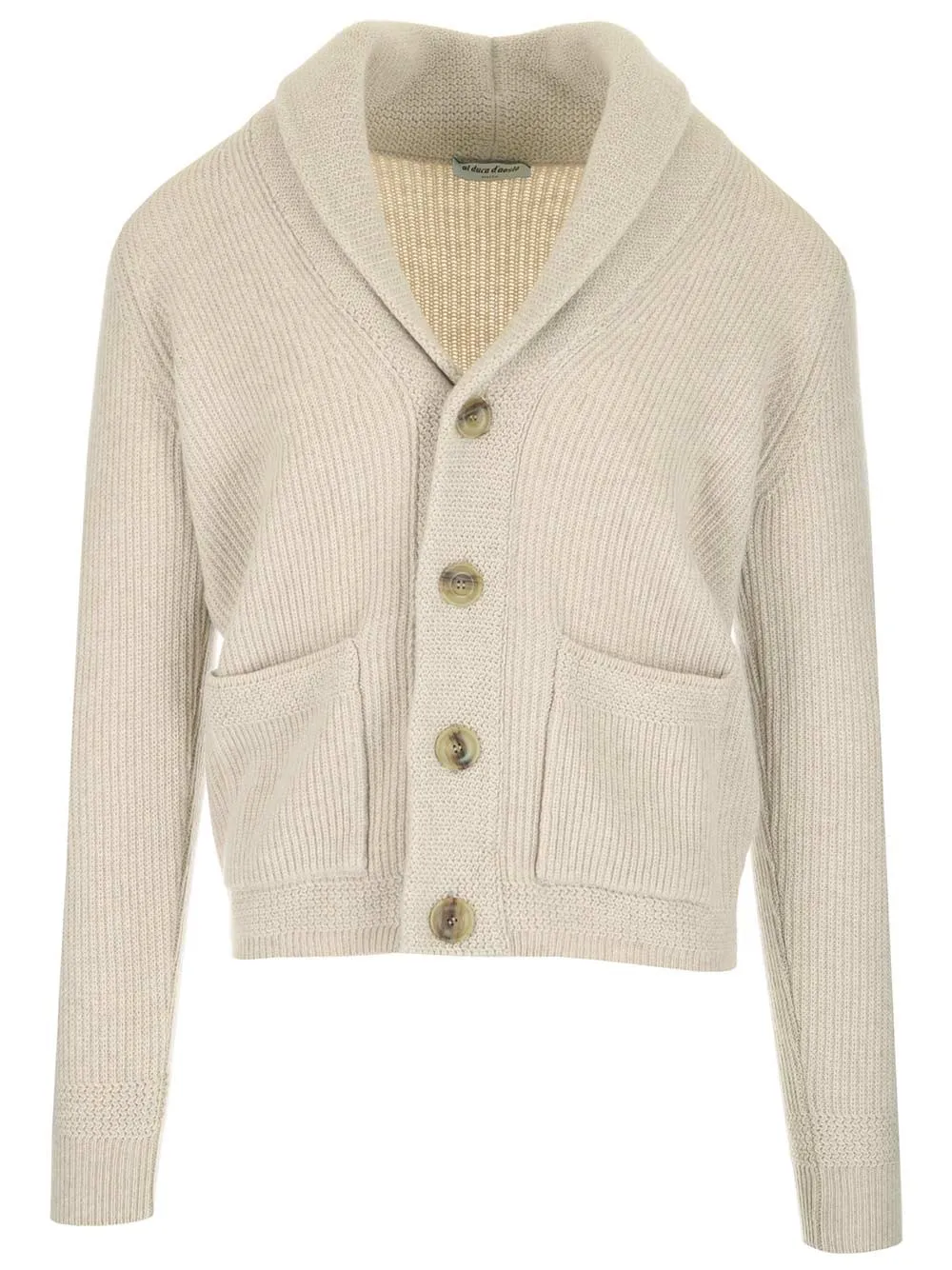   Al Duca D'aosta  Cardigan in cashmere beige  