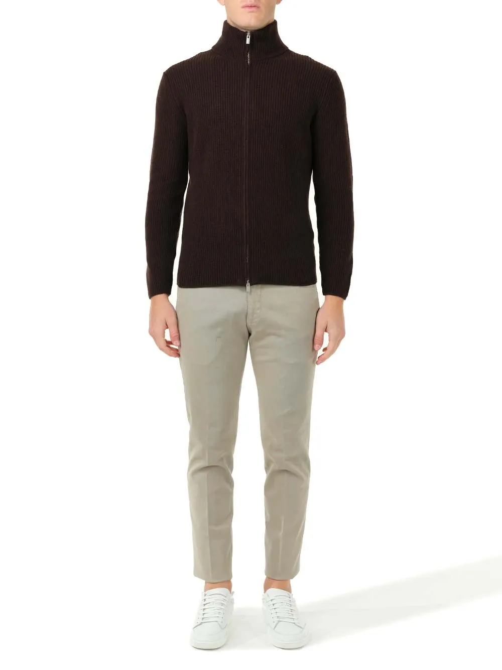   Al Duca D'aosta  Cardigan marrone  