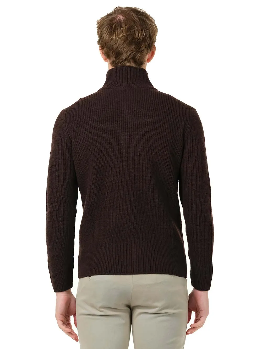   Al Duca D'aosta  Cardigan marrone  