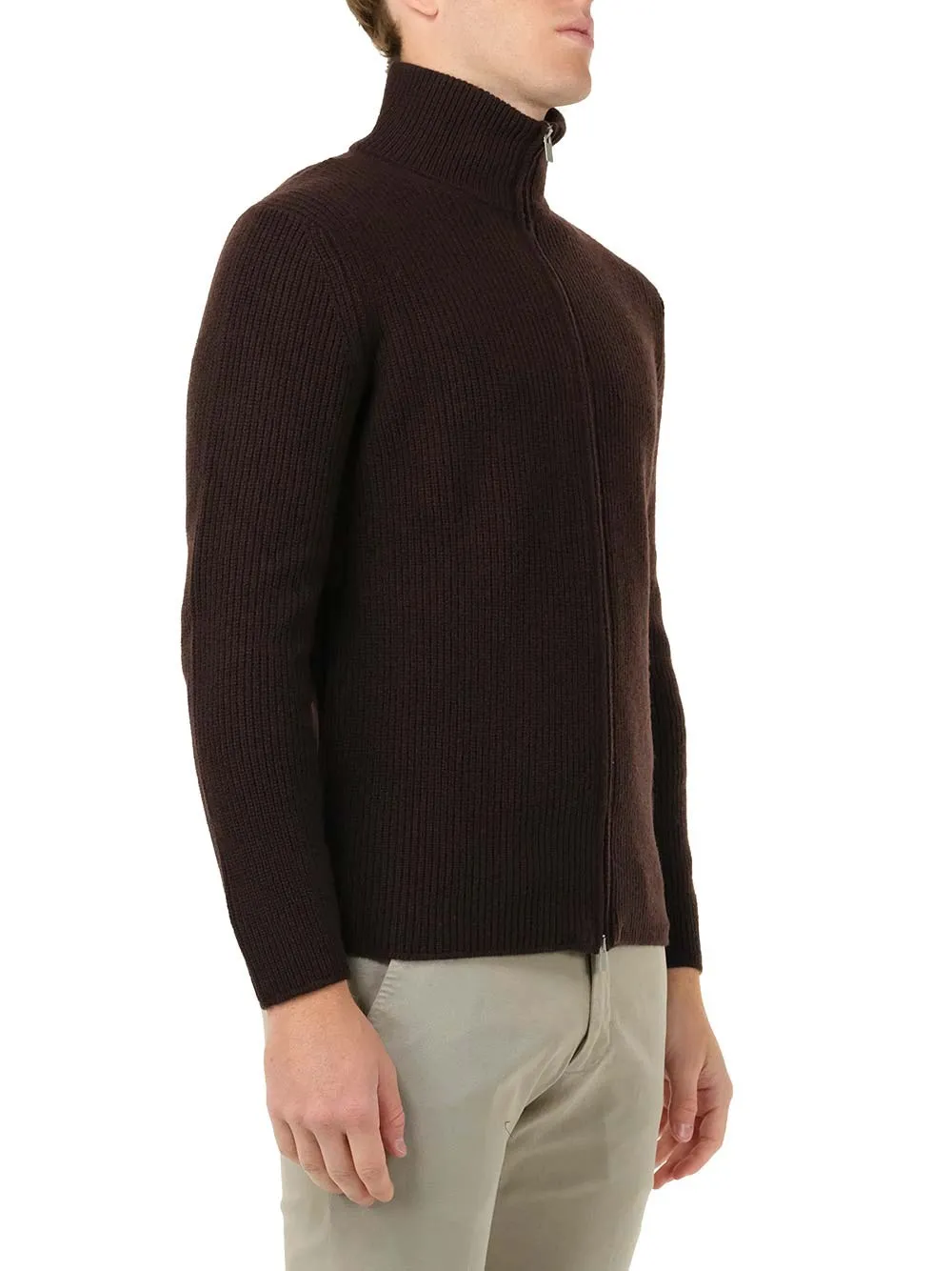   Al Duca D'aosta  Cardigan marrone  