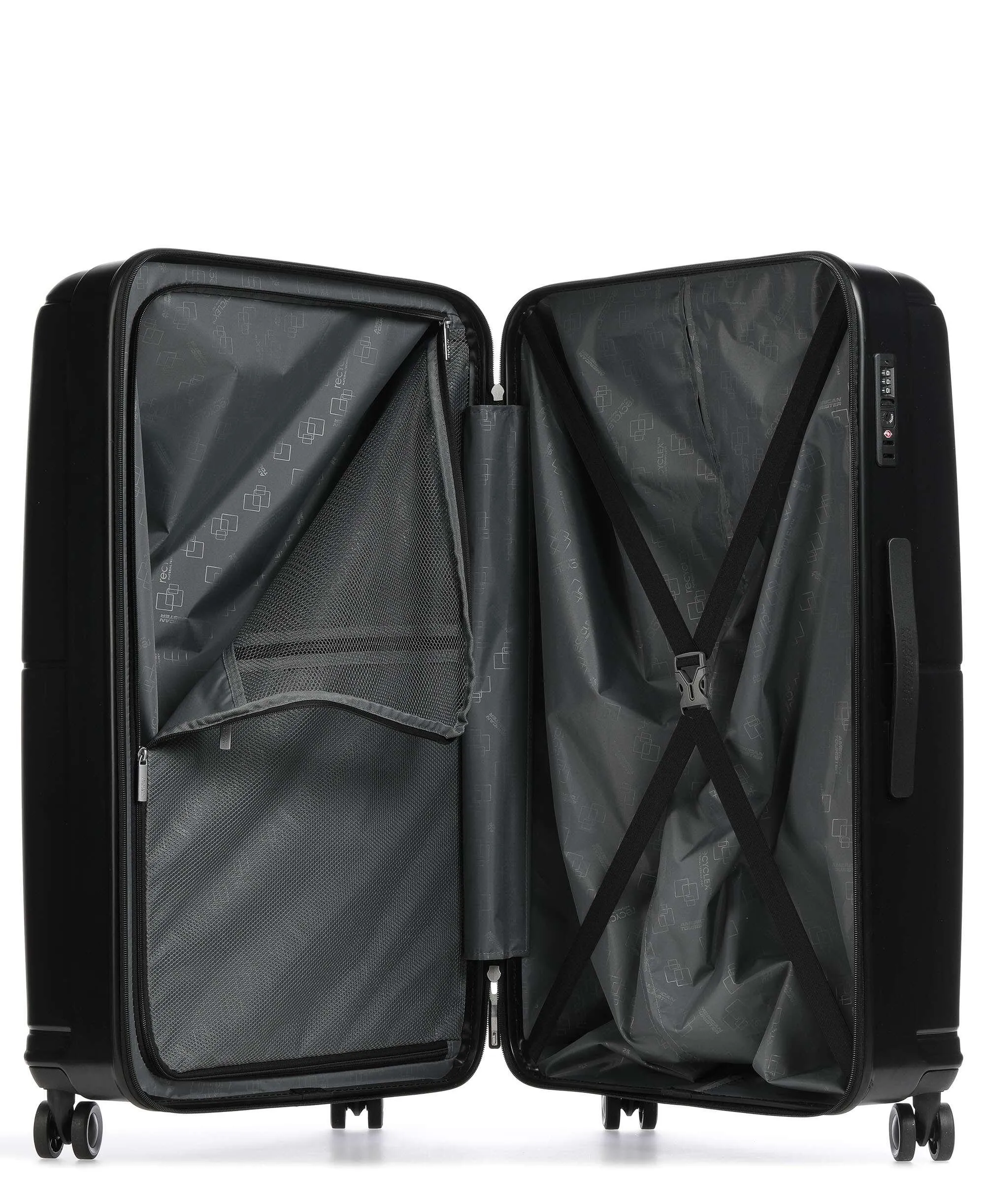  American Tourister Geopop Valigia trolley (4 ruote) nero 77 cm  