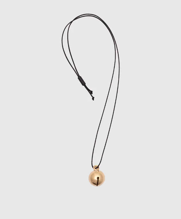 ANNIKA INEZ Collana con ciondolo campana in oro argento 636LRG