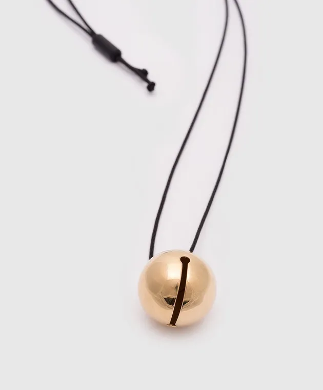 ANNIKA INEZ Collana con ciondolo campana in oro argento 636LRG