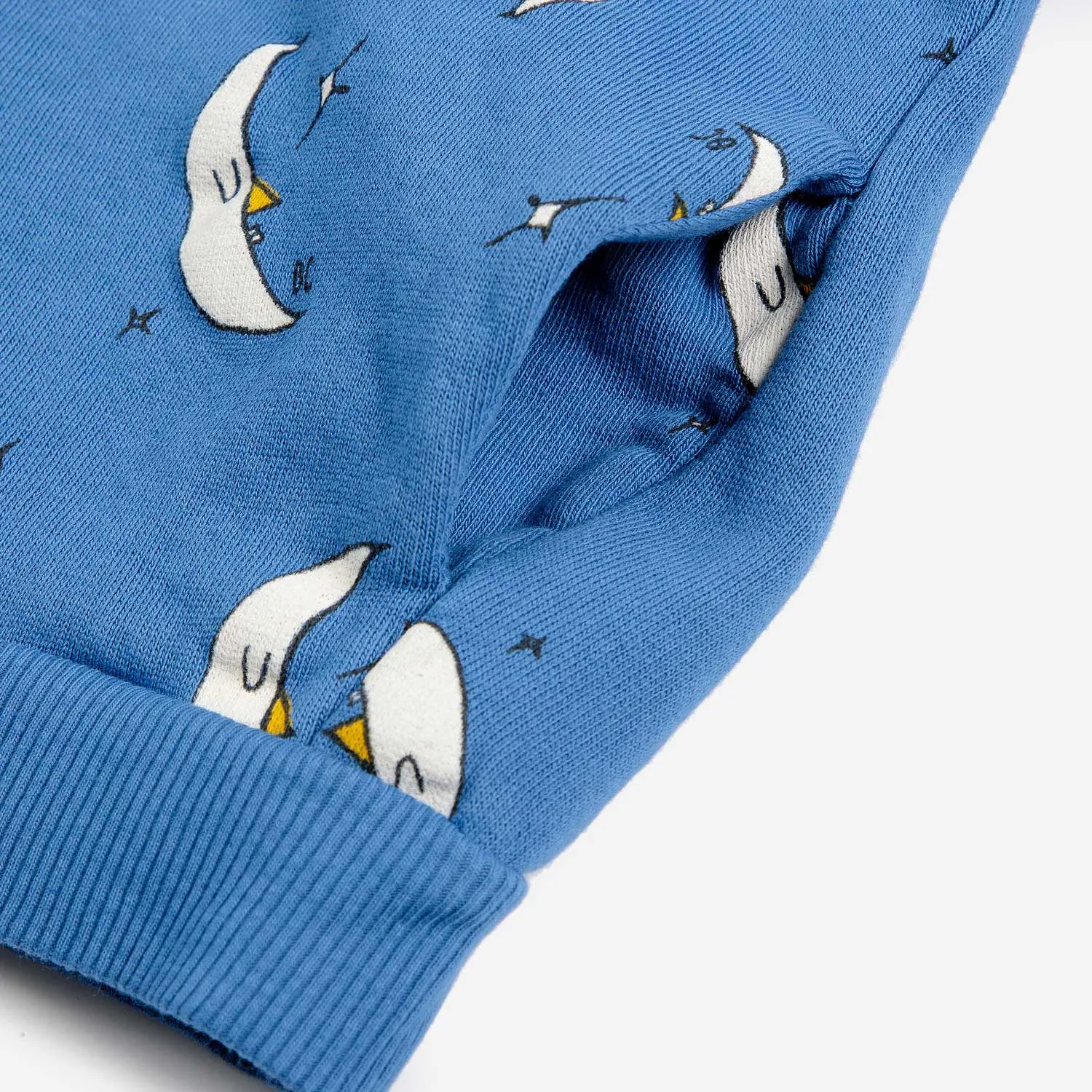 Beneath the Moon all over zipped hoodie
