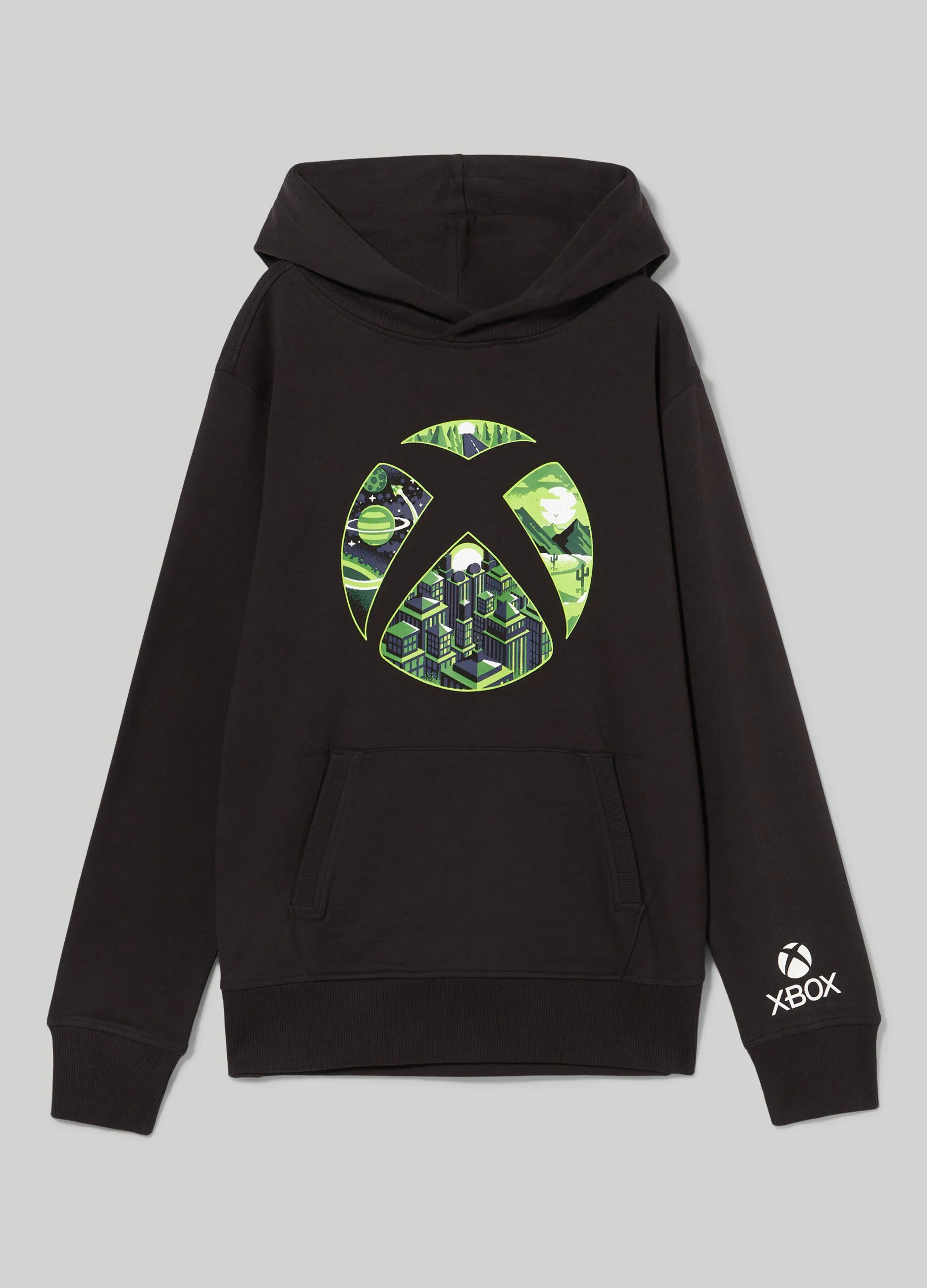 BLUKIDS  Felpa in puro cotone con cappuccio ragazzo