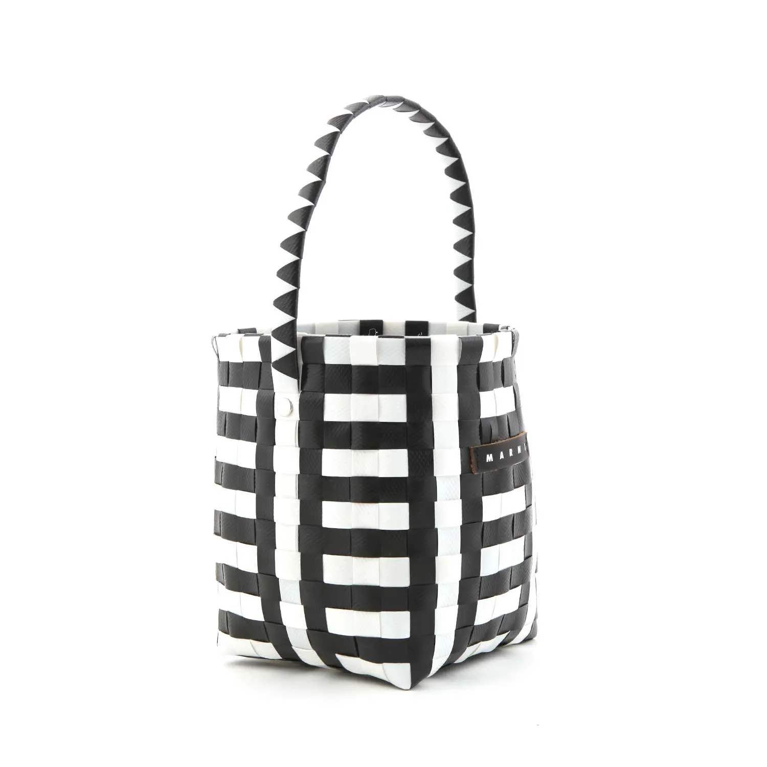 Borsa A Secchiello Pod Bianca E Nera