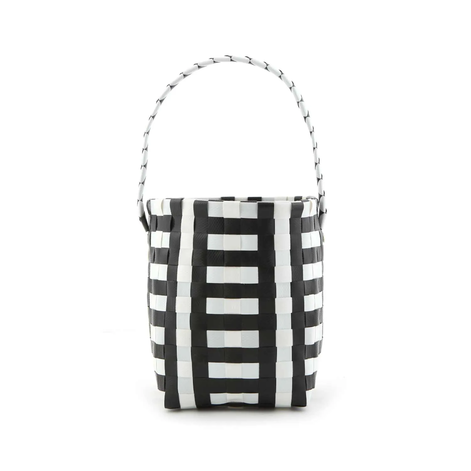 Borsa A Secchiello Pod Bianca E Nera