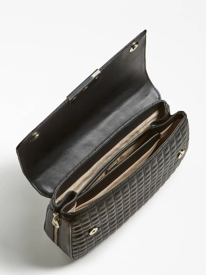 Borsa a spalla matrix trapuntata