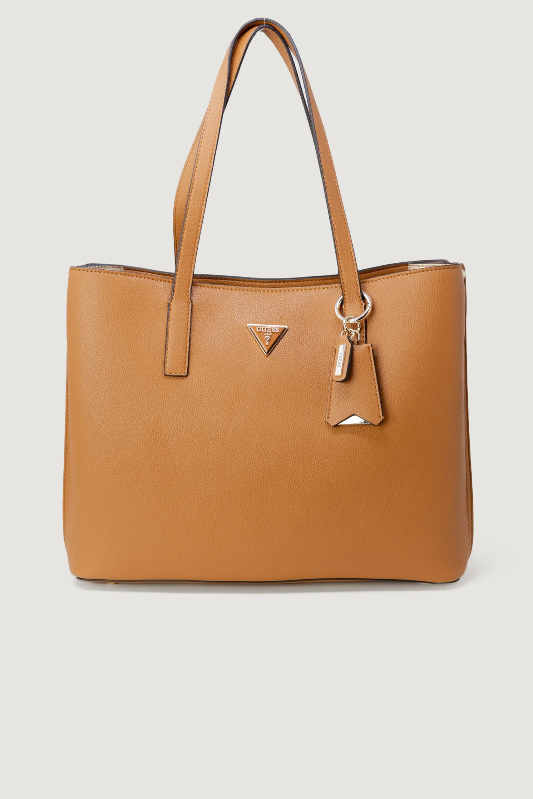 Borsa Guess MERIDIAN GIRLFRIEND TOTE Cuoio