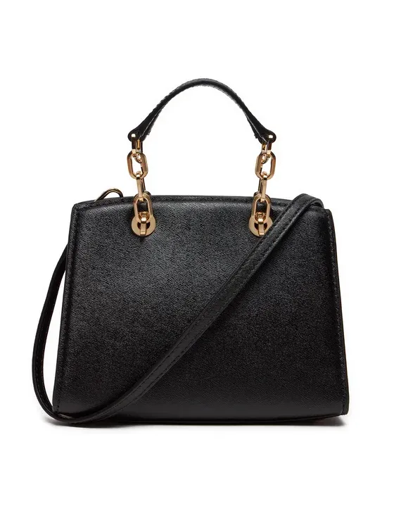 BORSA NERA "CYNTHIA" IN PELLE