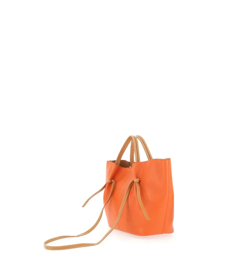 Borsa pelle martellata