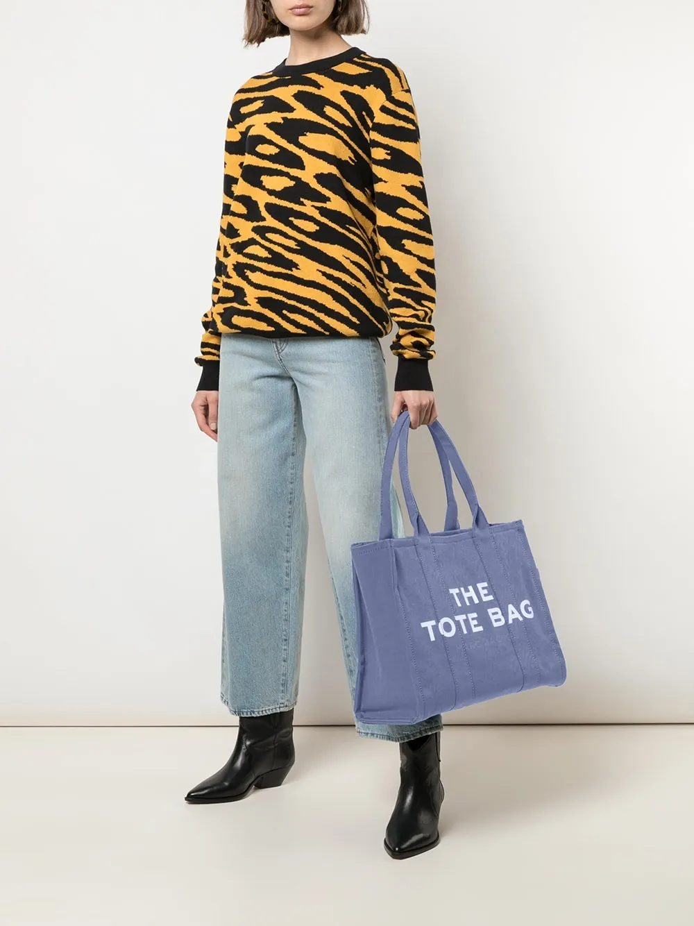 Borsa the large tote in blu - donna