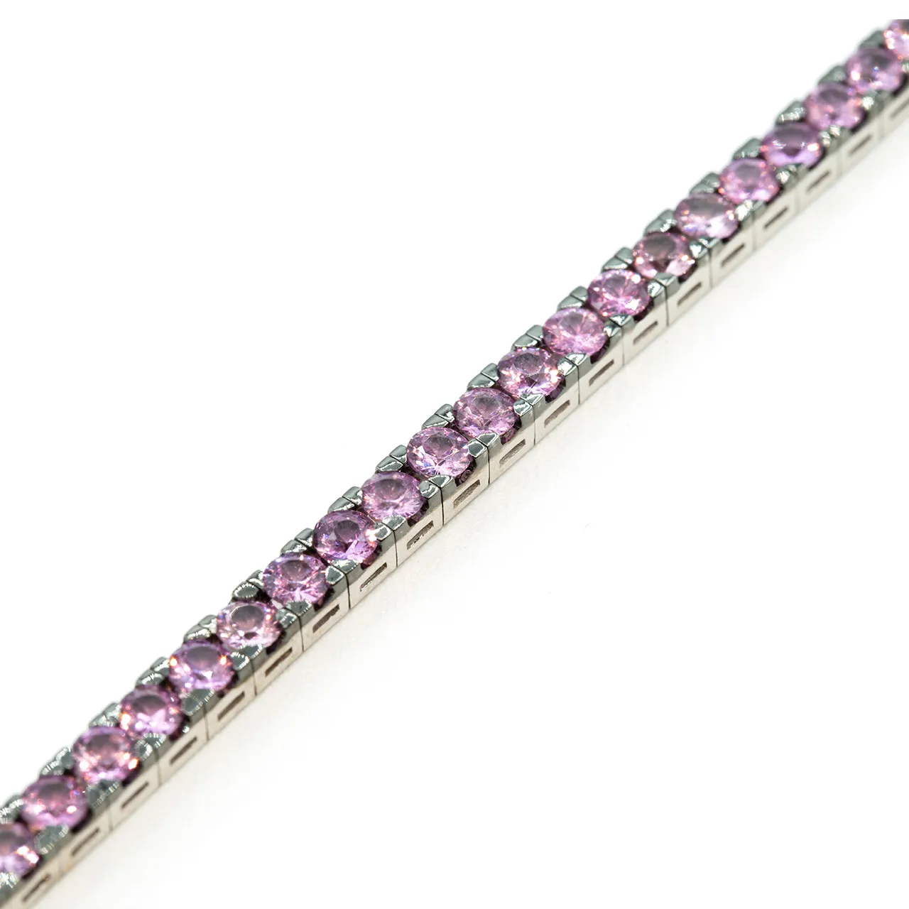 Bracciale Tennis Pink Sapphires