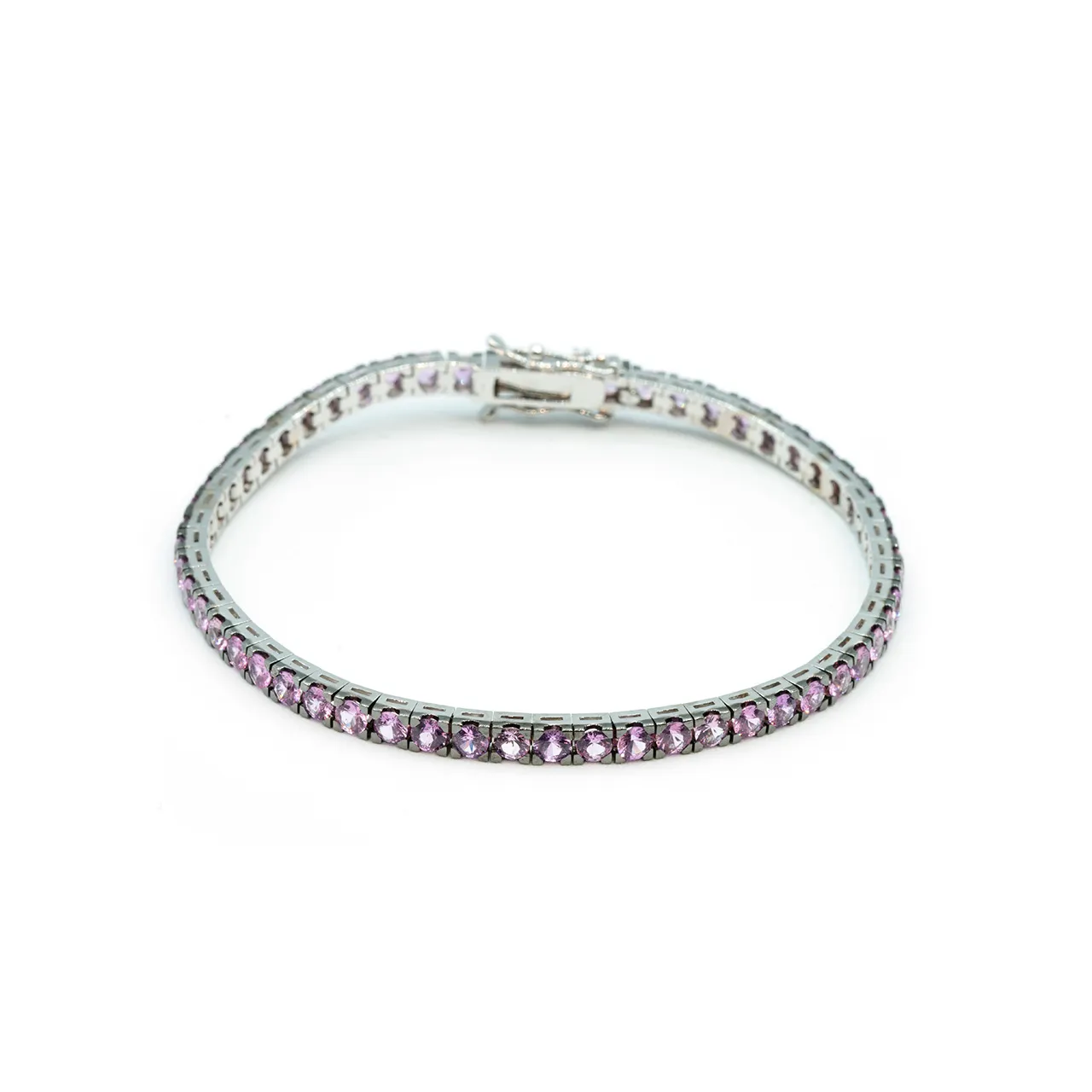 Bracciale Tennis Pink Sapphires