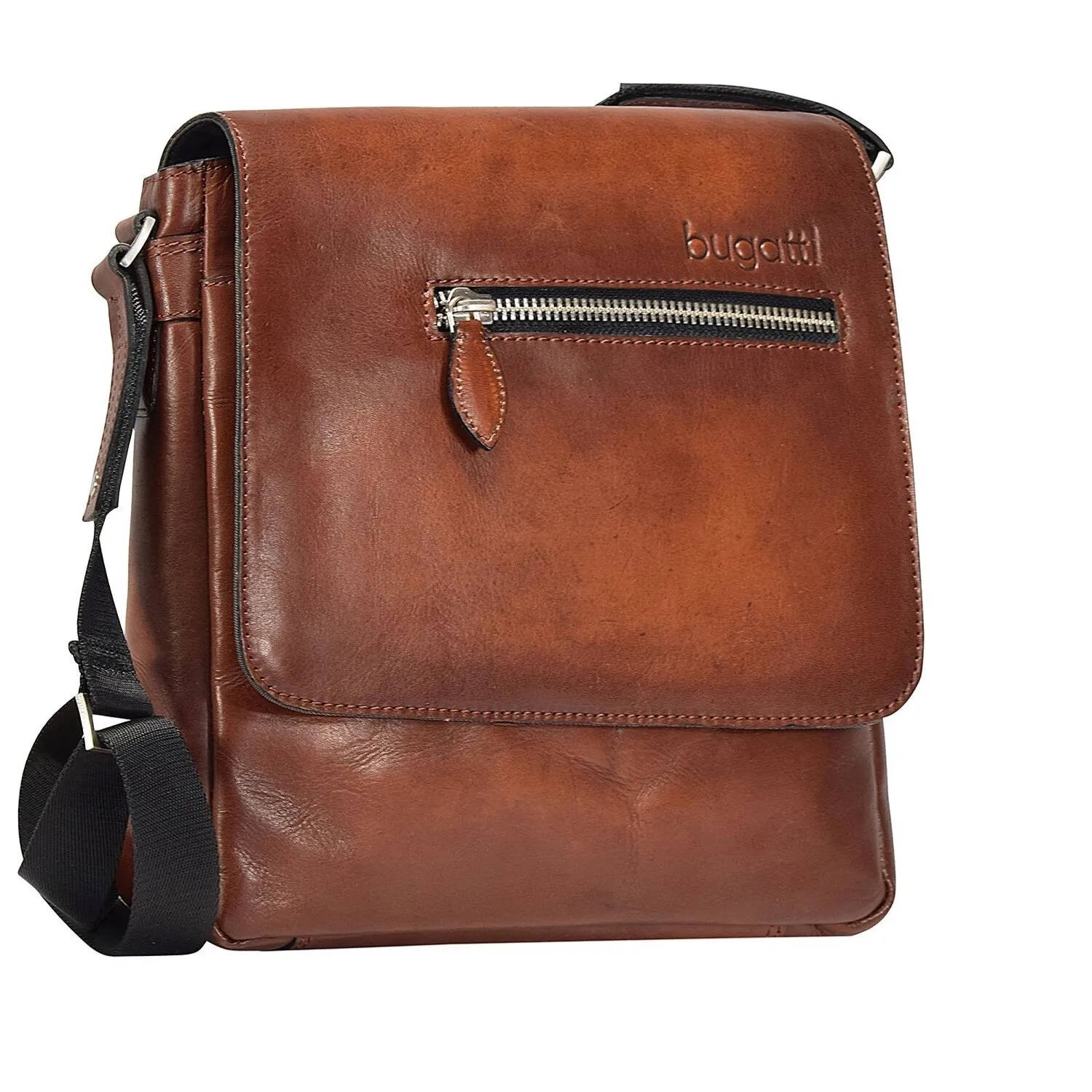 bugatti Domus Borsa a tracolla in pelle 26 cm