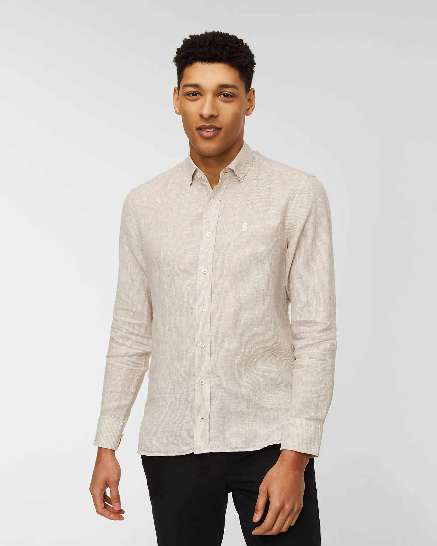 Camicia di lino BOGNER Timt 58698064-766