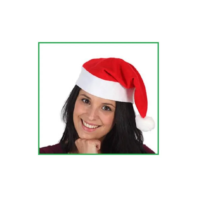 Cappello da babbo natale rosso uomo donna