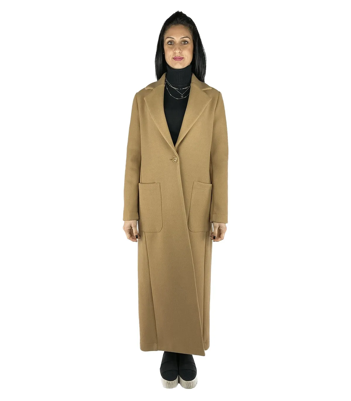 Cappotto Donna Materica