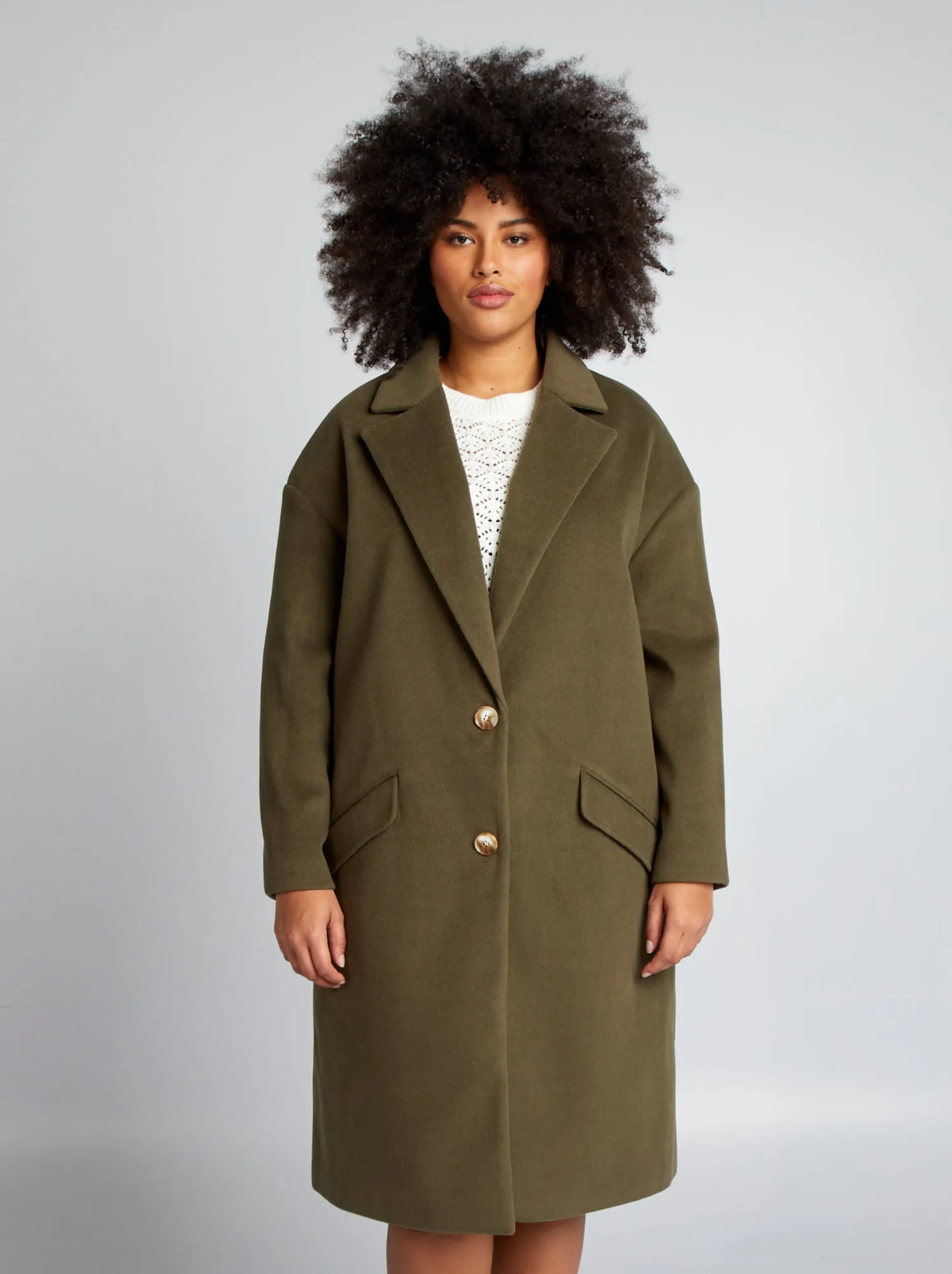 Cappotto lungo - KAKI