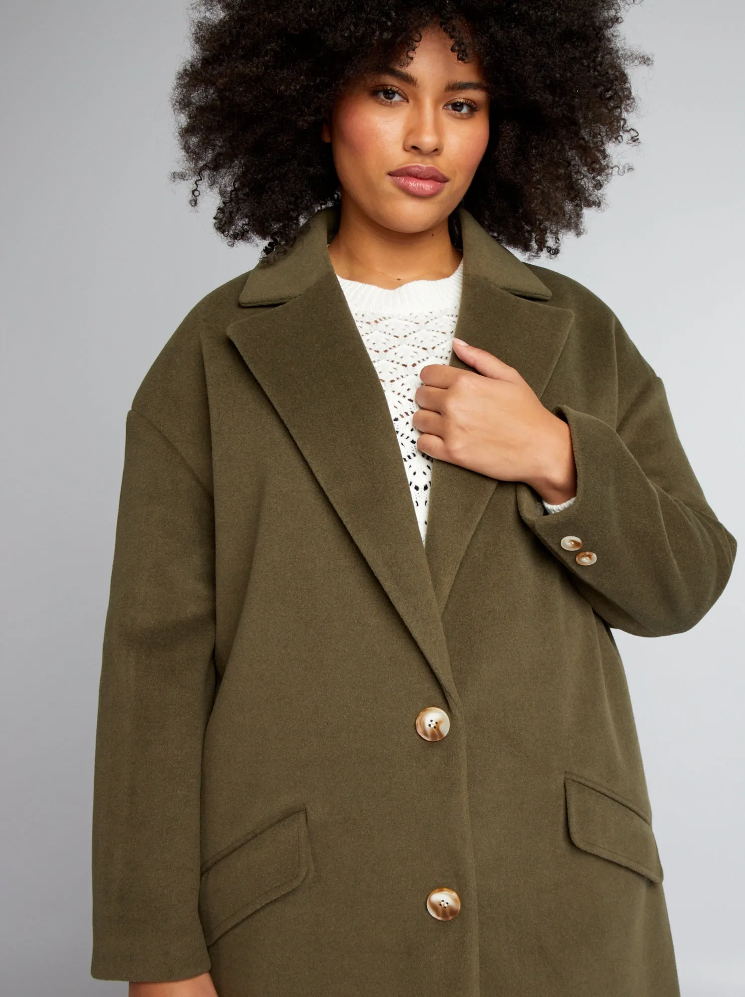Cappotto lungo - KAKI