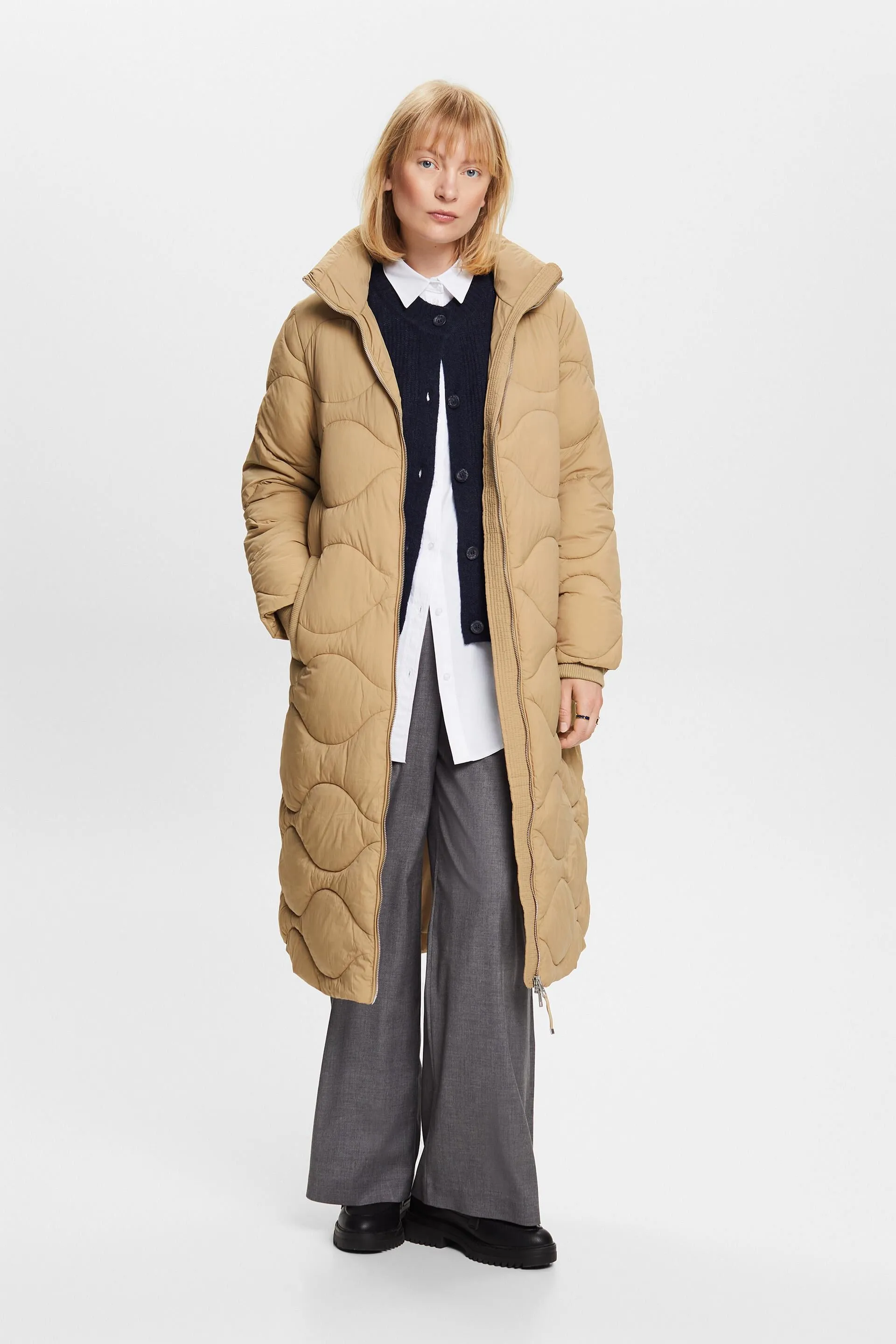 Cappotto trapuntato
