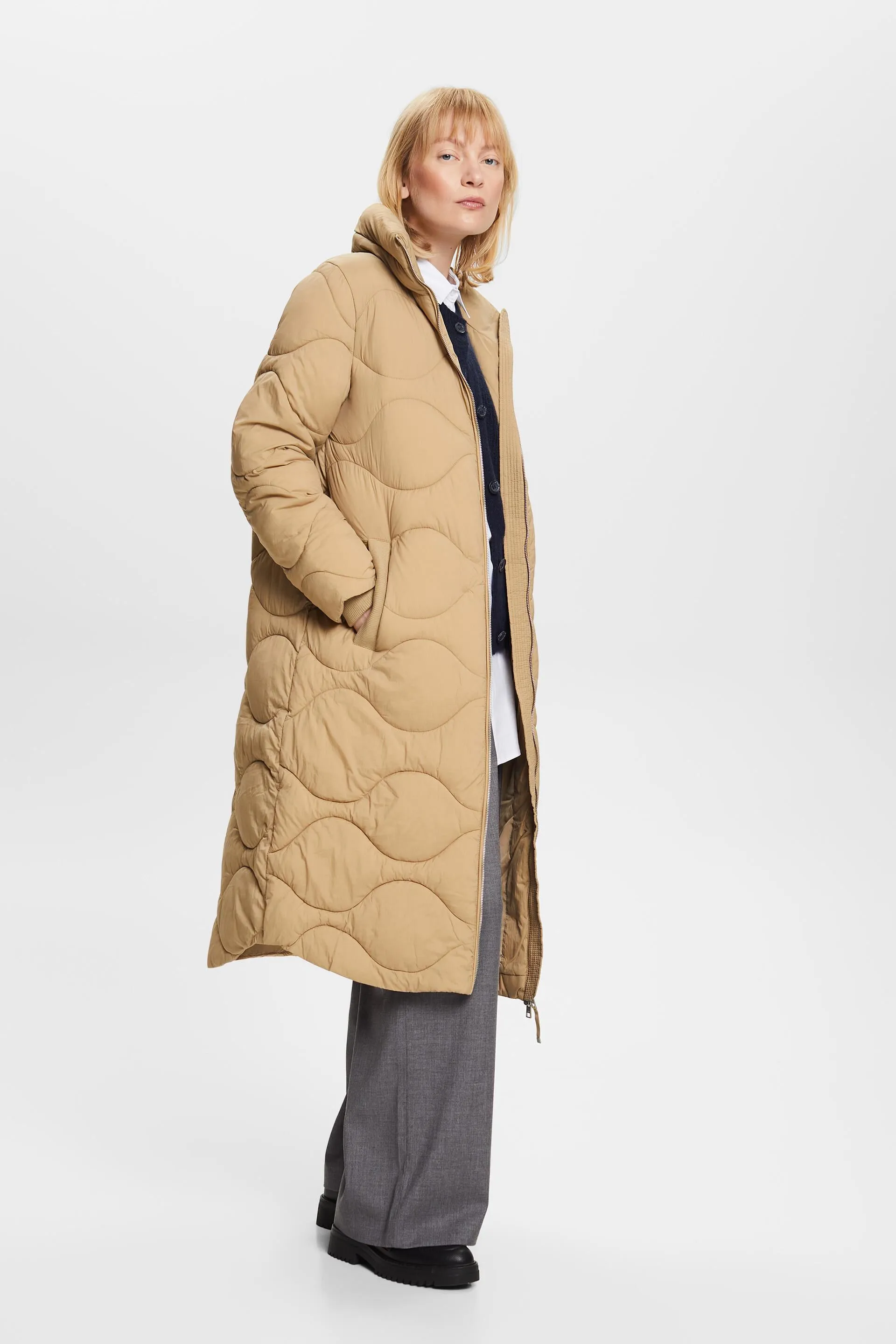 Cappotto trapuntato