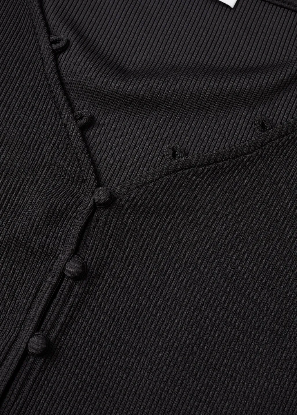 Cardigan coste bottoni