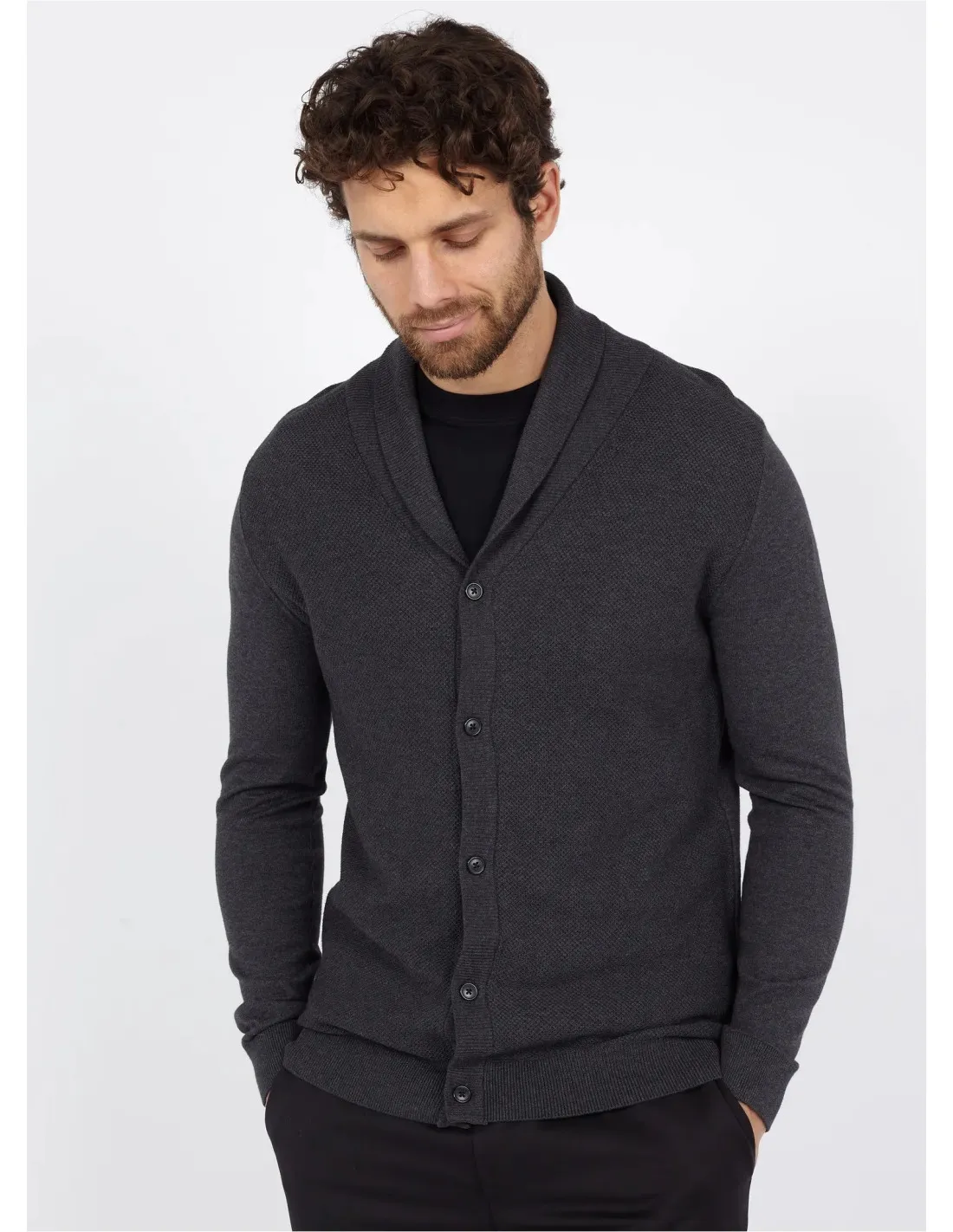 Cardigan Uomo Slhberg Shawl Selected