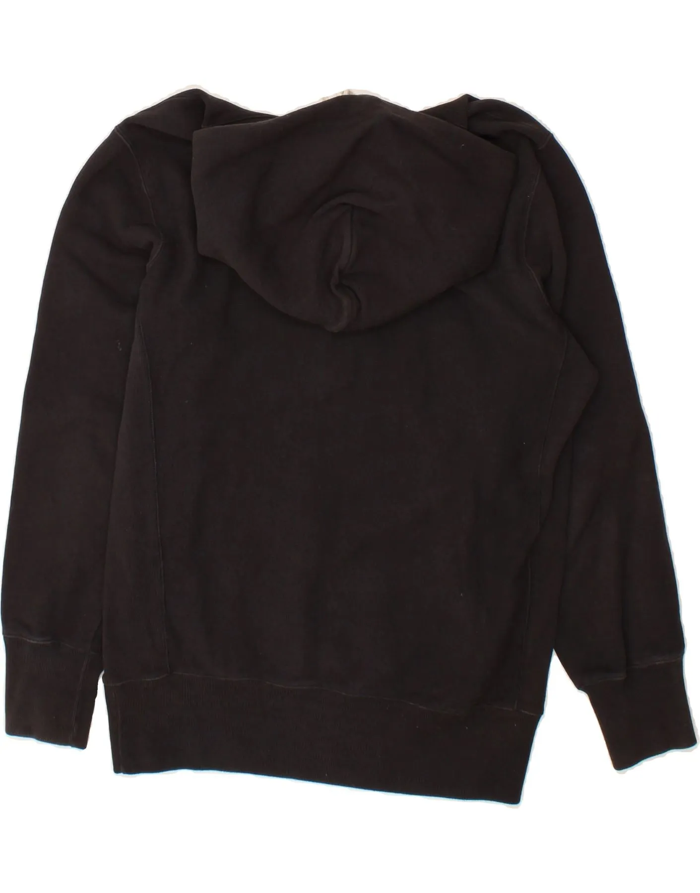CHAMPION Womens Reverse Weave Hoodie Jumper XL Black Cotton