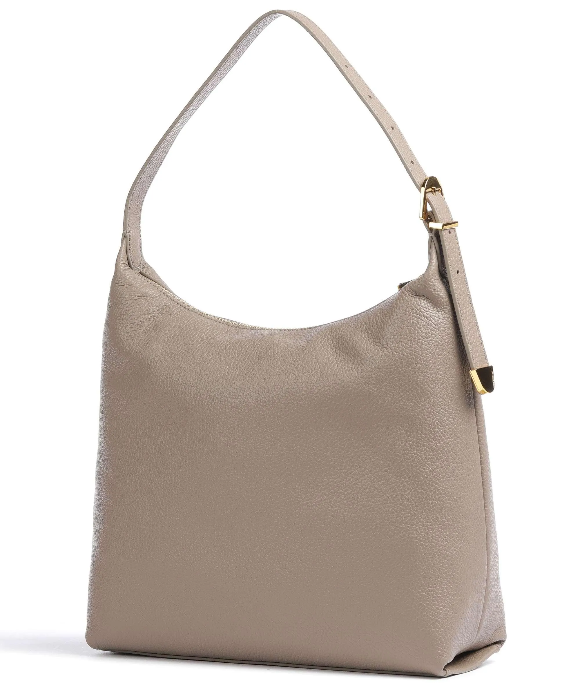  Coccinelle Gleen Borsa hobo pelle granulata taupe  