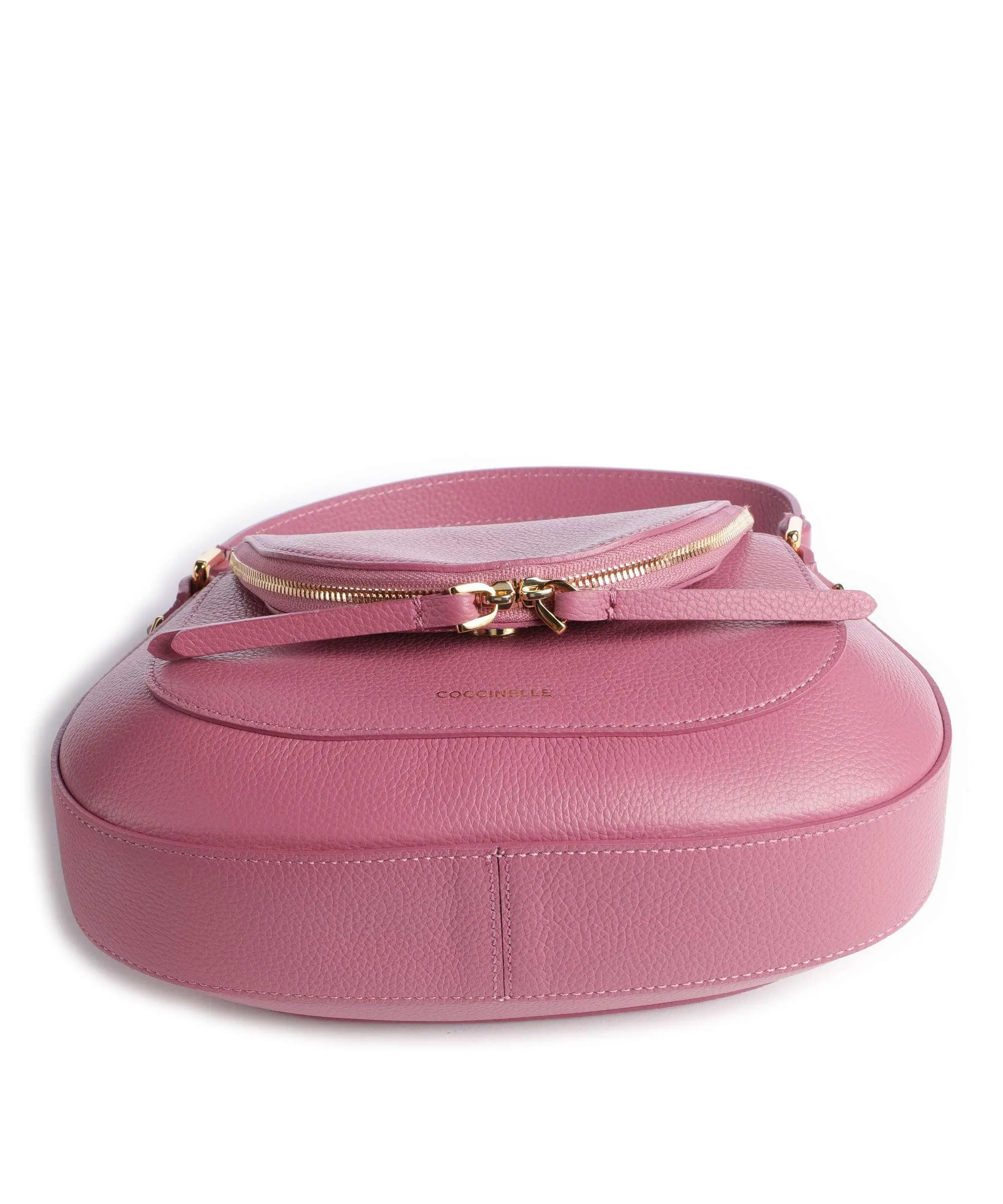  Coccinelle Sole Borsa a mano pelle di vacchetta grana pink  