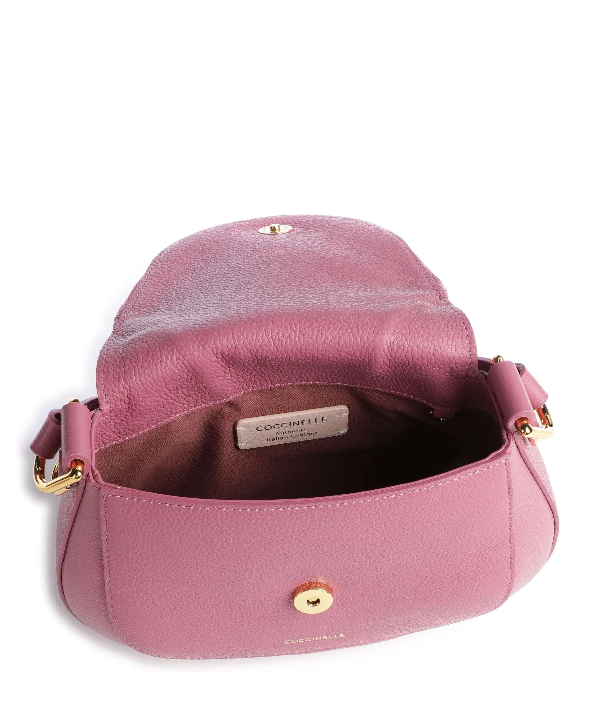  Coccinelle Sole Borsa a mano pelle di vacchetta grana pink  