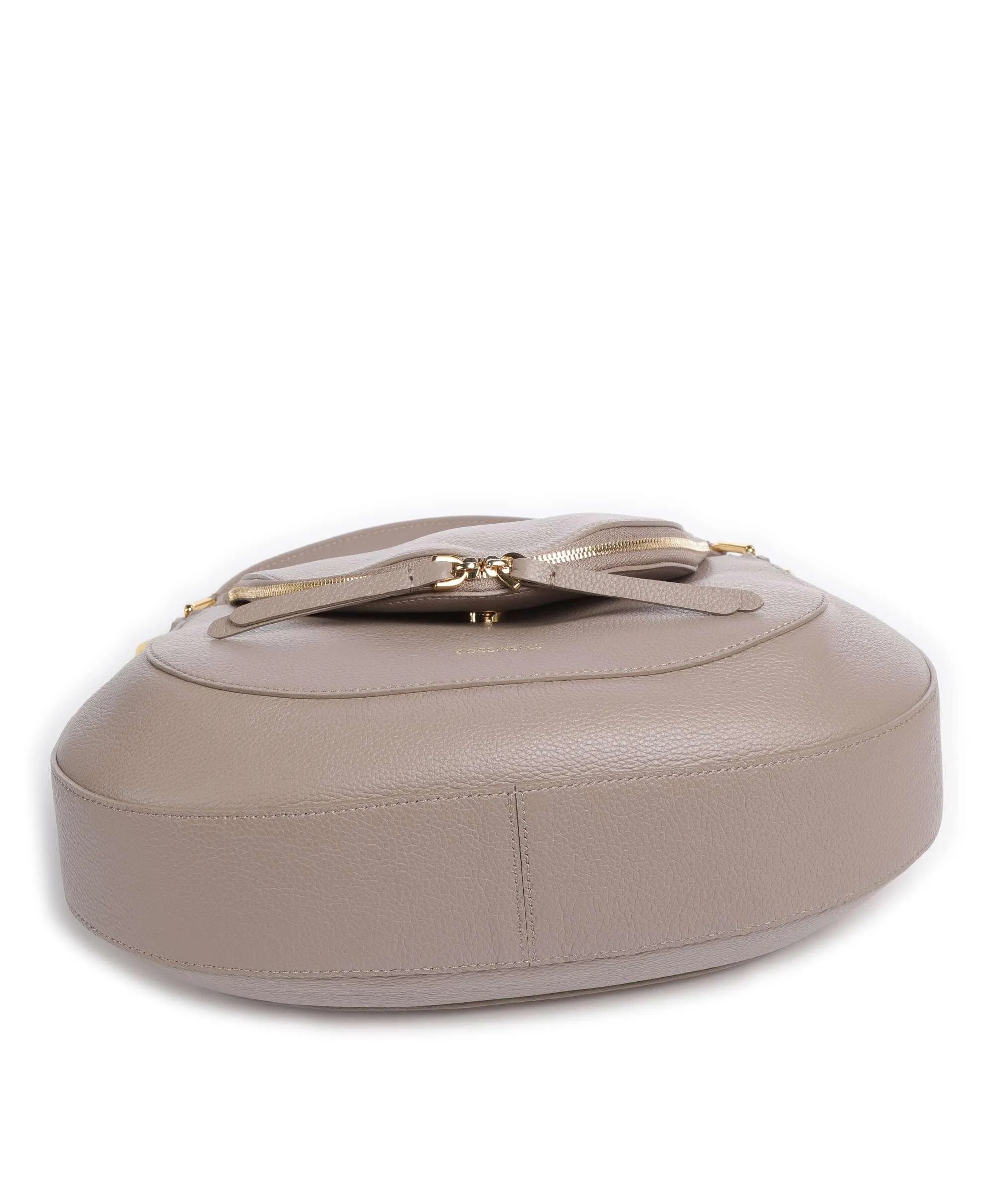  Coccinelle Sole Borsa a mano pelle granulata taupe  