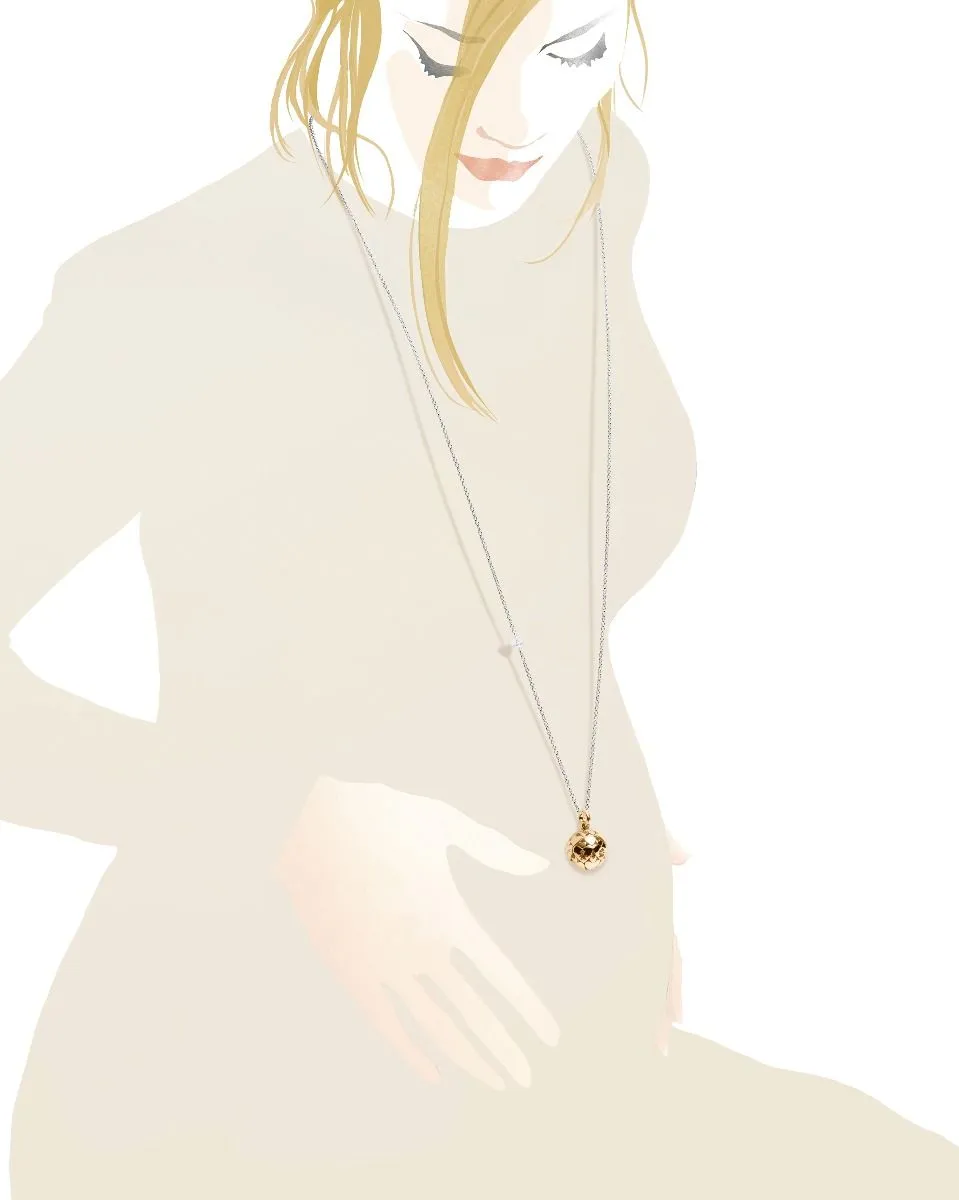 Collana con Ciondolo Suonamore Dorato Donna Le Bebé – I Mondi
