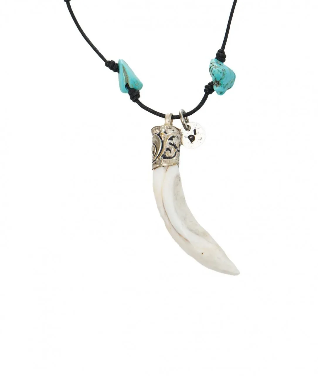 Collana con ciondolo turchese turchese