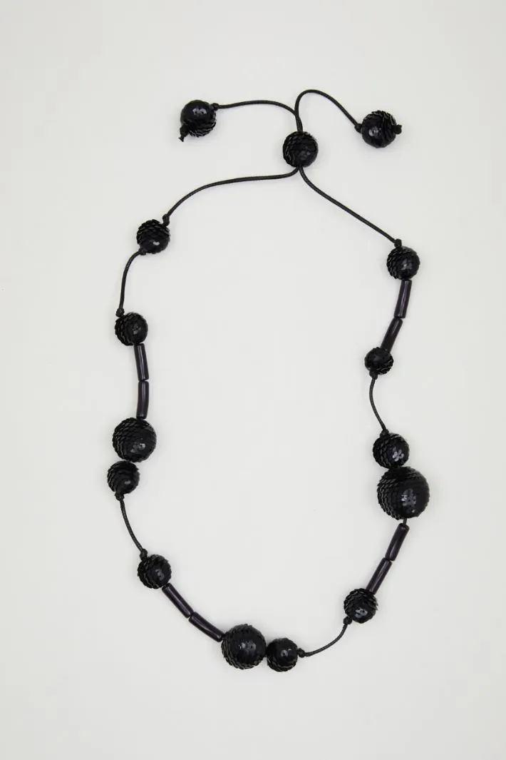 Collana con paillettes