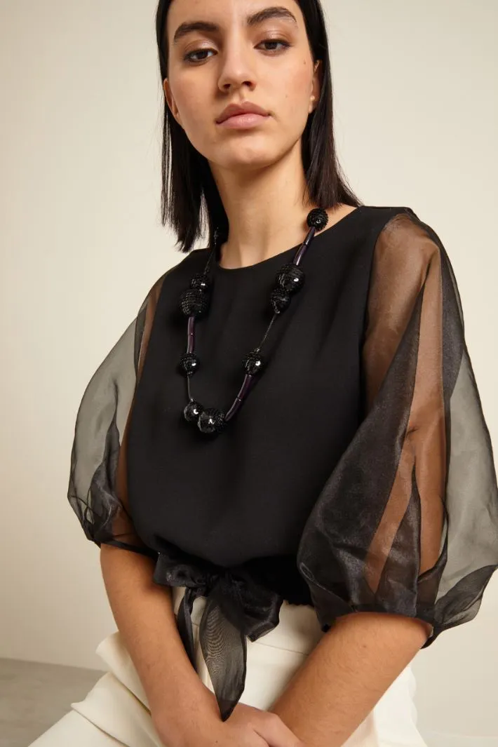 Collana con paillettes