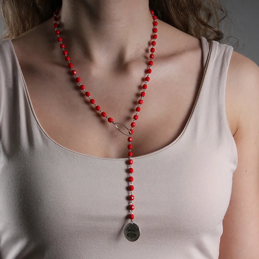 Collana Lulia colorata Argento