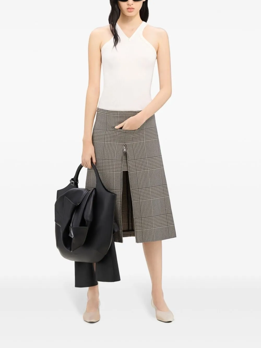 CourrègesGonna midi con zip