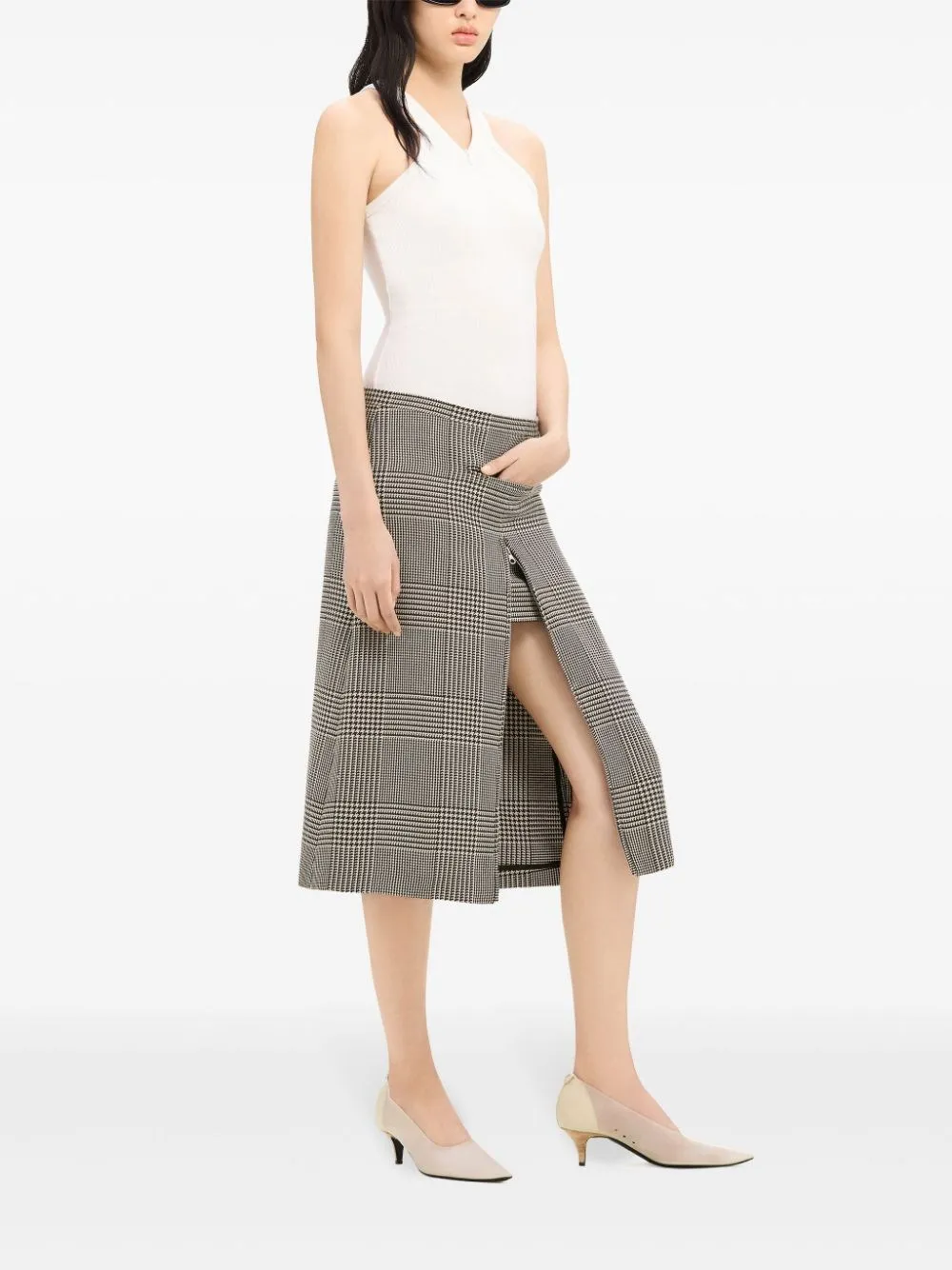 CourrègesGonna midi con zip