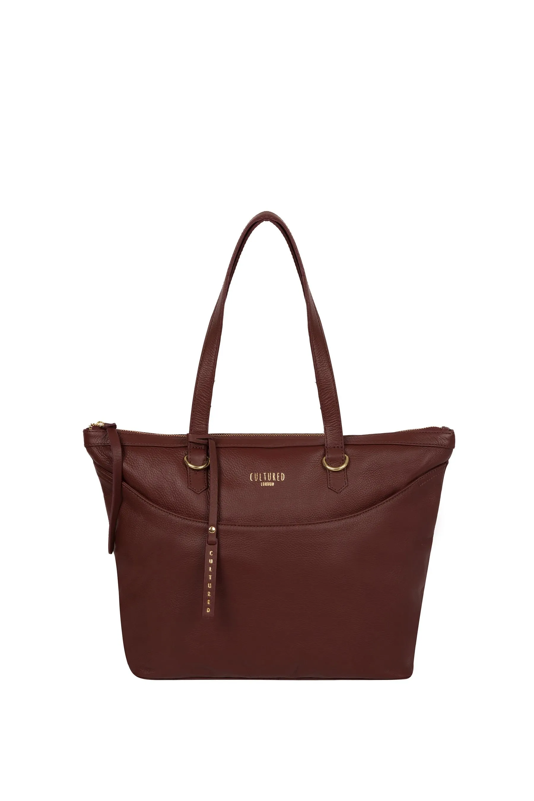 Cultured London - Heston - Borsa tote in pelle